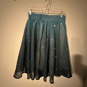 Blue Starry/constellation Skirt